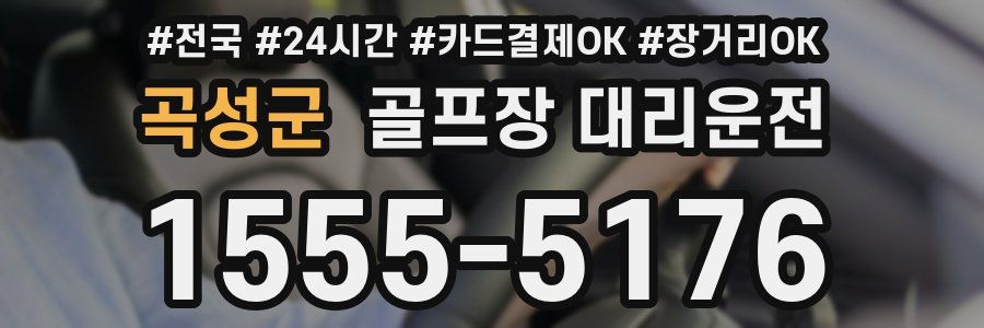 곡성군 골프장 대리운전