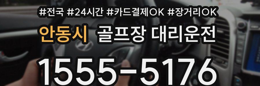 안동시 골프장 대리운전