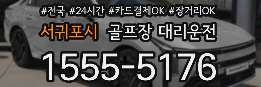 서귀포시 골프장 대리운전