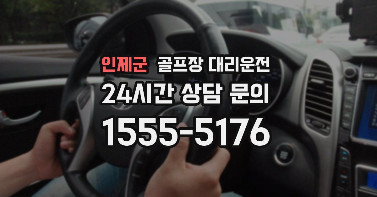 골프장 대리운전 서비스