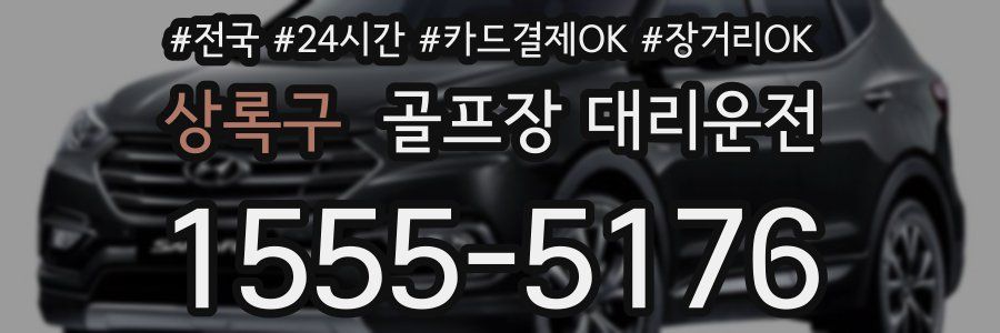 상록구 골프장 대리운전