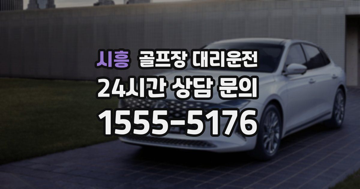 골프장 대리운전 서비스