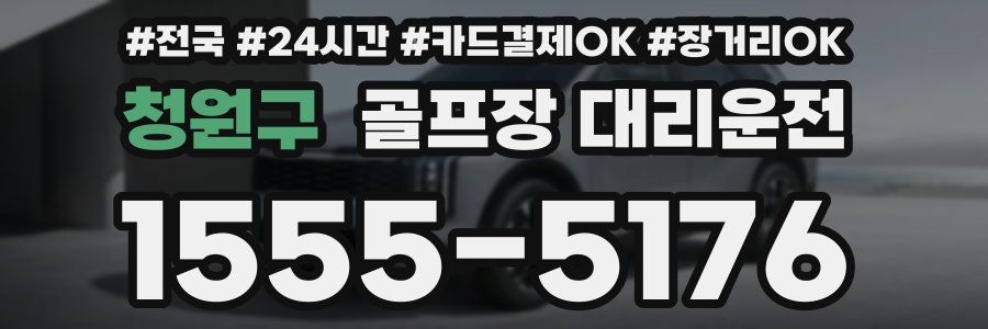 청원구 골프장 대리운전