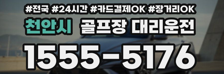 천안시 골프장 대리운전