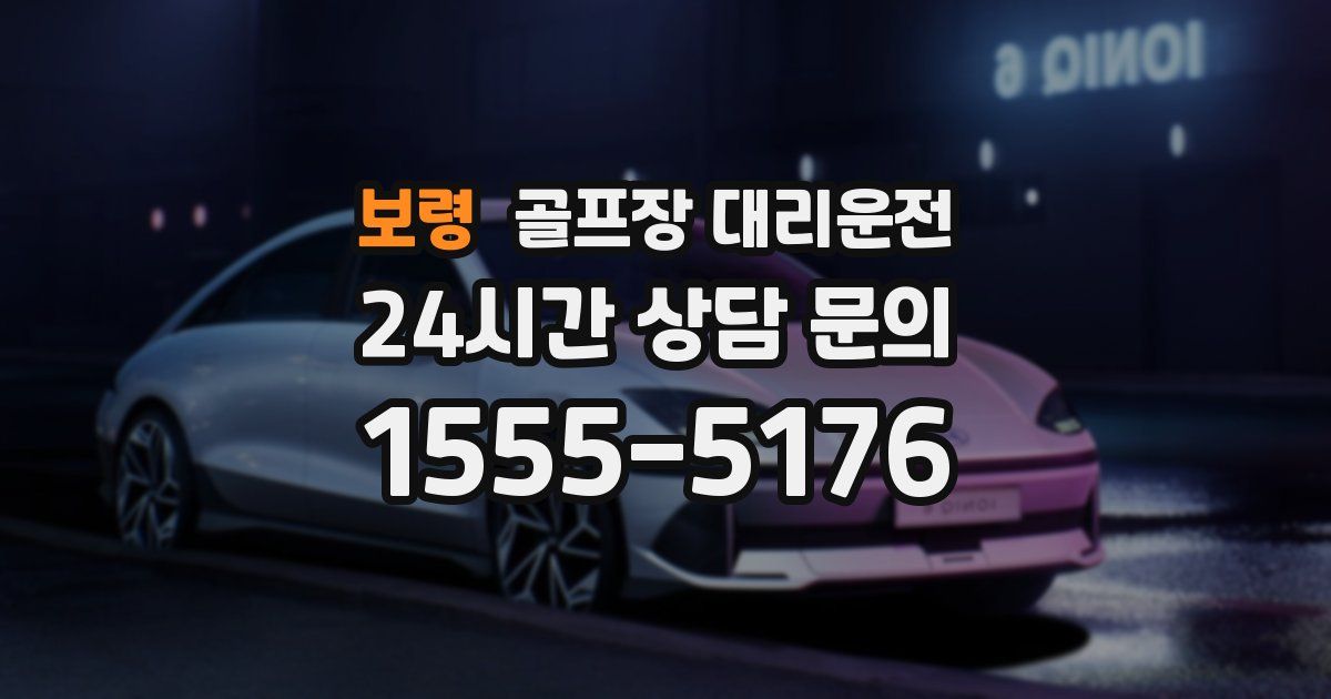 골프장 대리운전 서비스