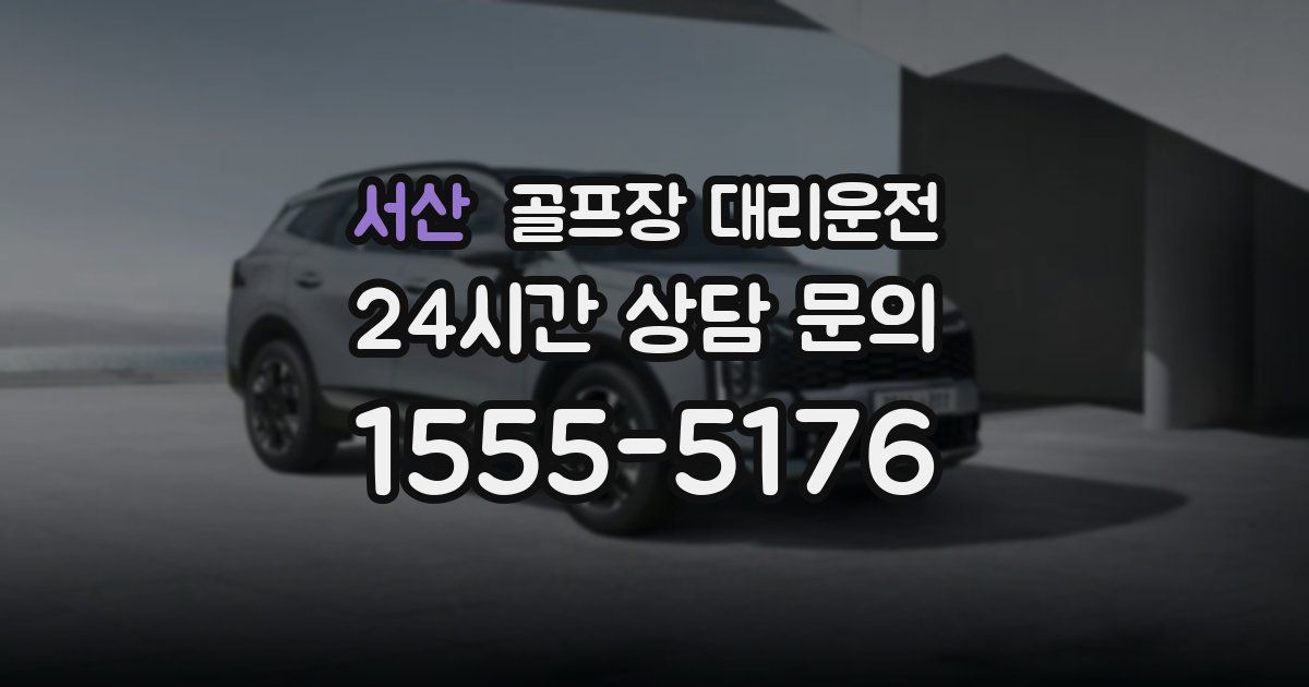 골프장 대리운전 서비스