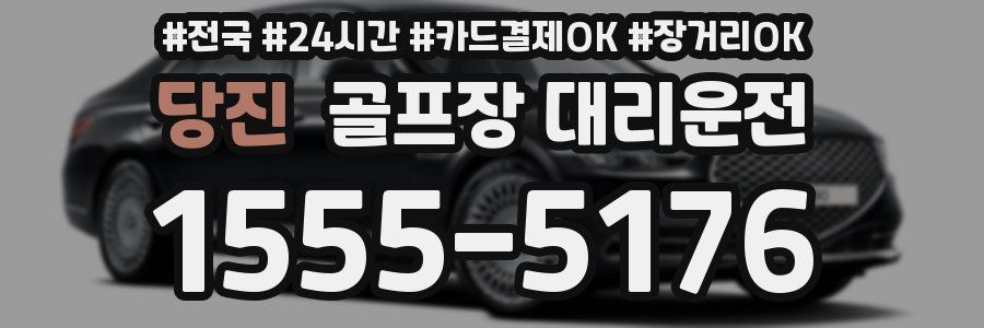 당진 골프장 대리운전