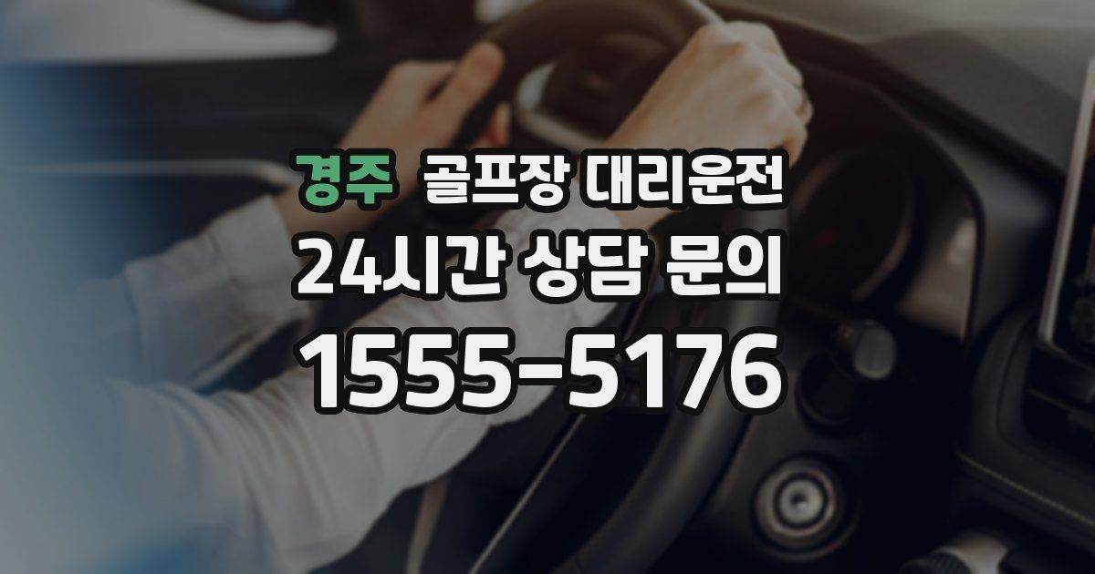 골프장 대리운전 서비스
