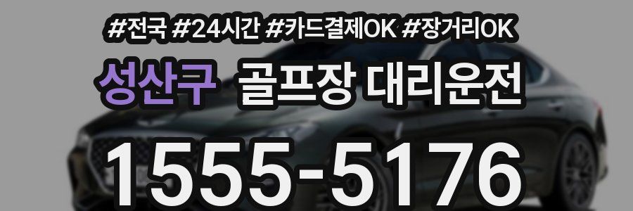 성산구 골프장 대리운전