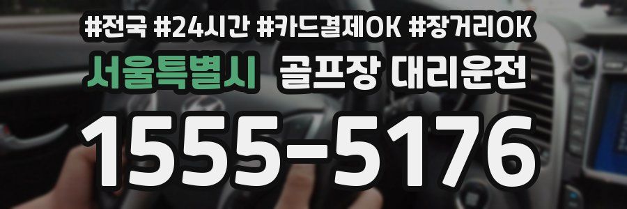 서울특별시 골프장 대리운전