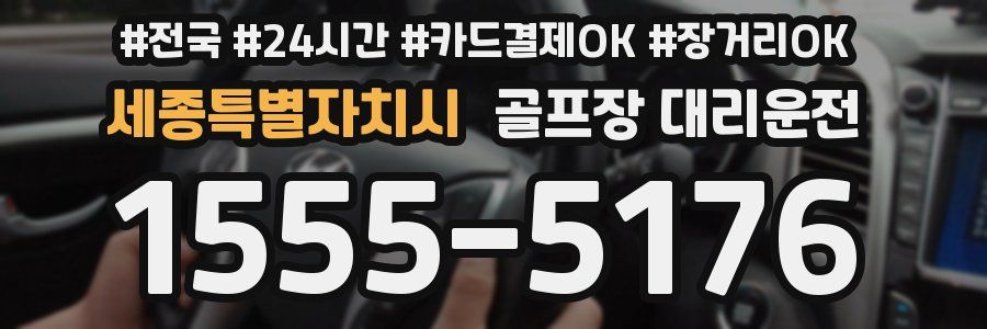 세종특별자치시 골프장 대리운전