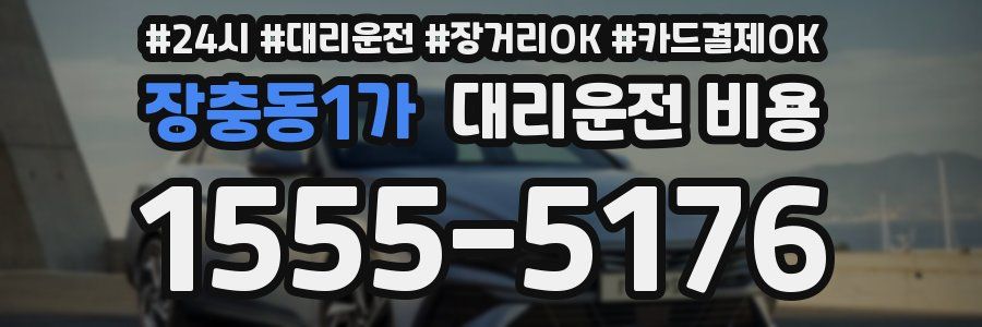 장충동1가 대리운전 비용