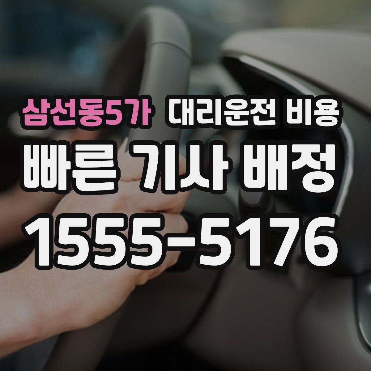 삼선동5가 대리운전