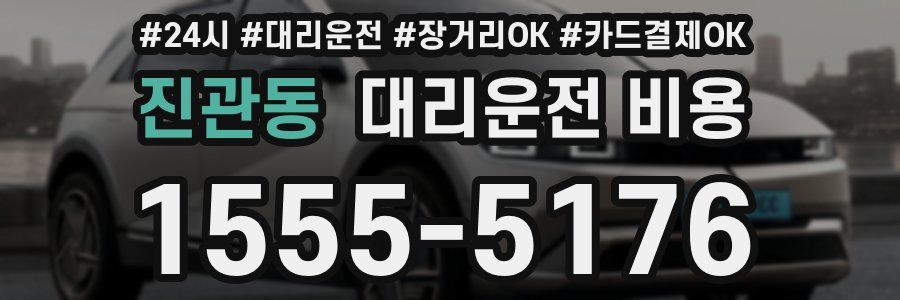 진관동 대리운전 비용