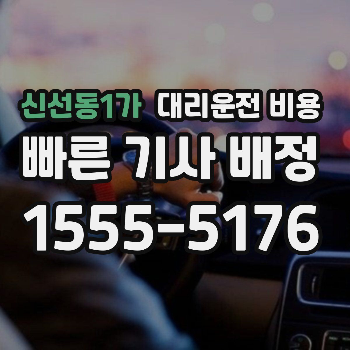 신선동1가 대리운전