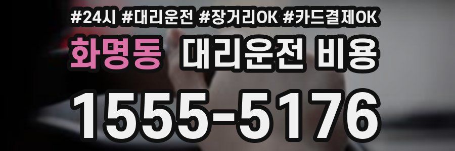 화명동 대리운전 비용