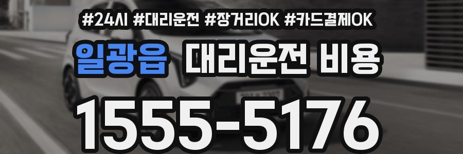 일광읍 대리운전 비용
