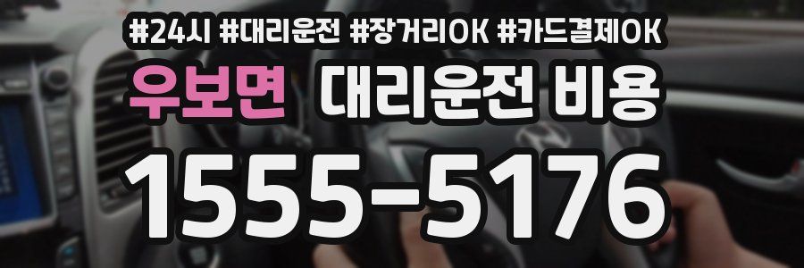 우보면 대리운전 비용