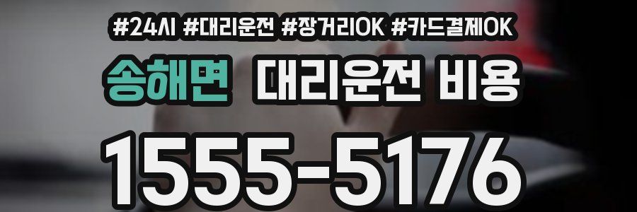 송해면 대리운전 비용