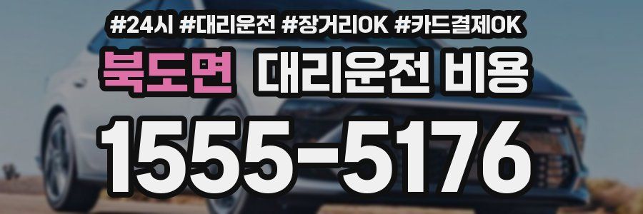 북도면 대리운전 비용