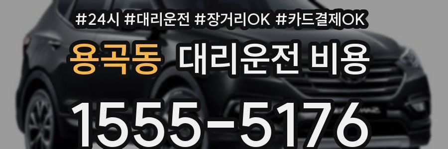 용곡동 대리운전 비용