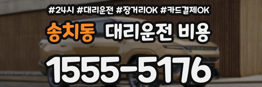송치동 대리운전 비용