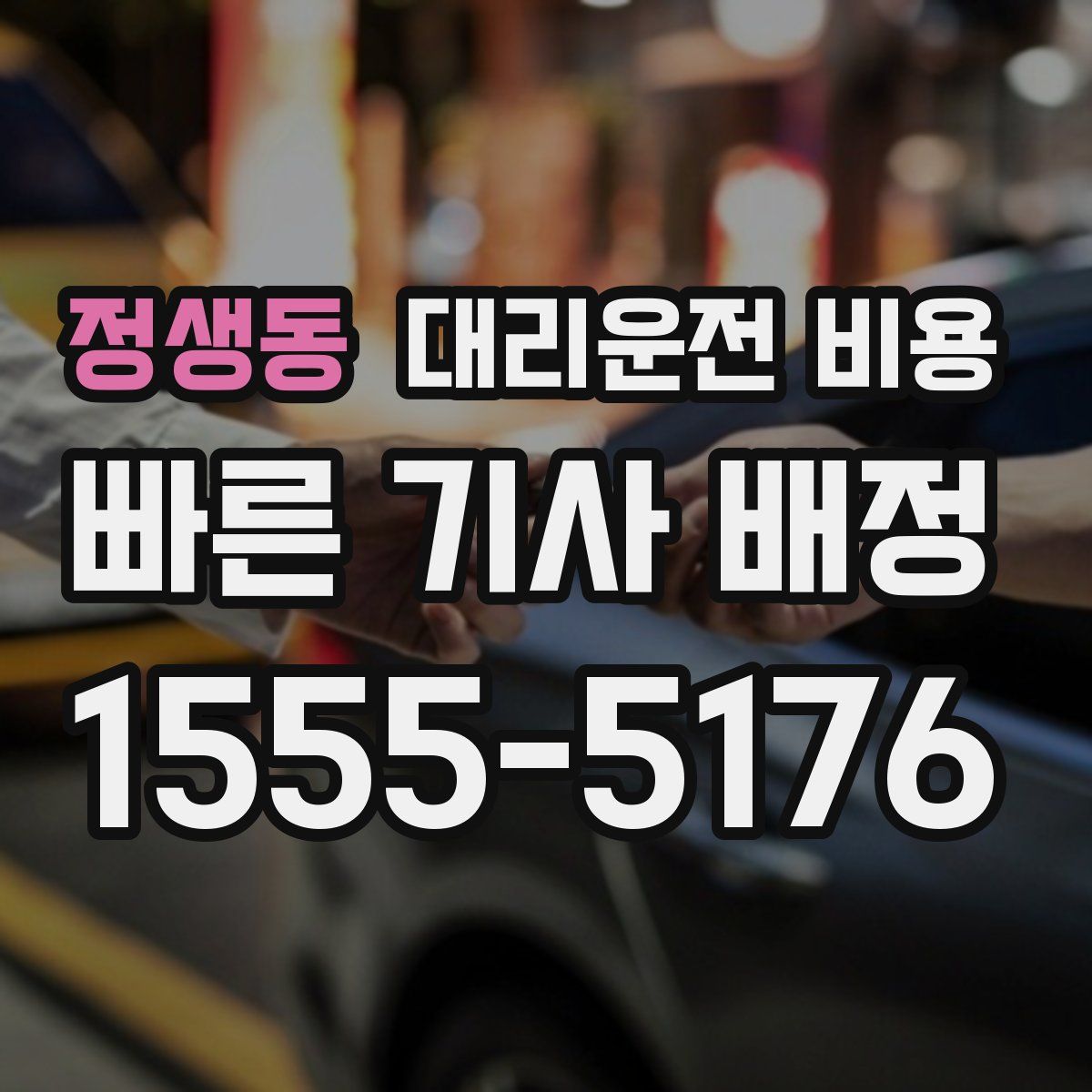 정생동 대리운전