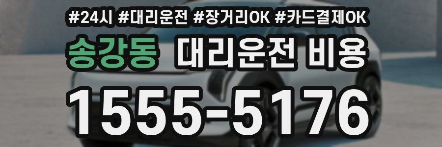 송강동 대리운전 비용