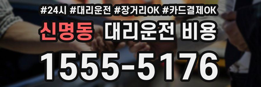 신명동 대리운전 비용