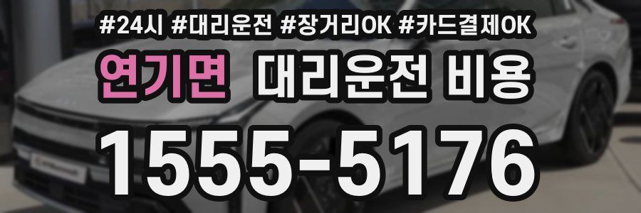 연기면 대리운전 비용