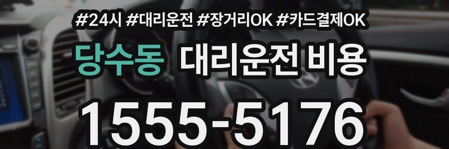 당수동 대리운전 비용