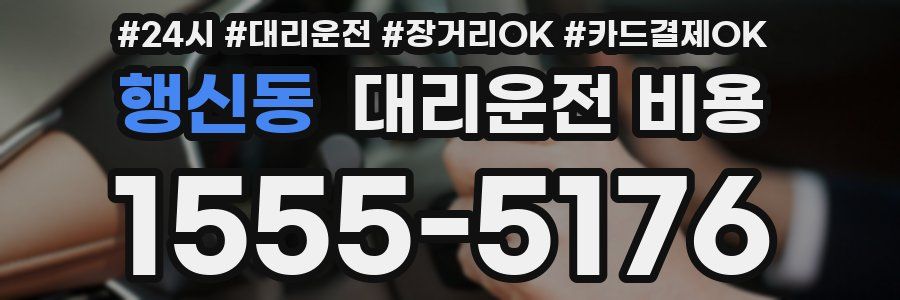 행신동 대리운전 비용