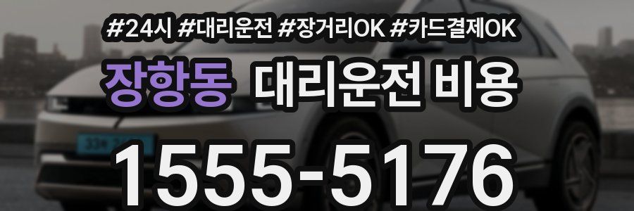 장항동 대리운전 비용