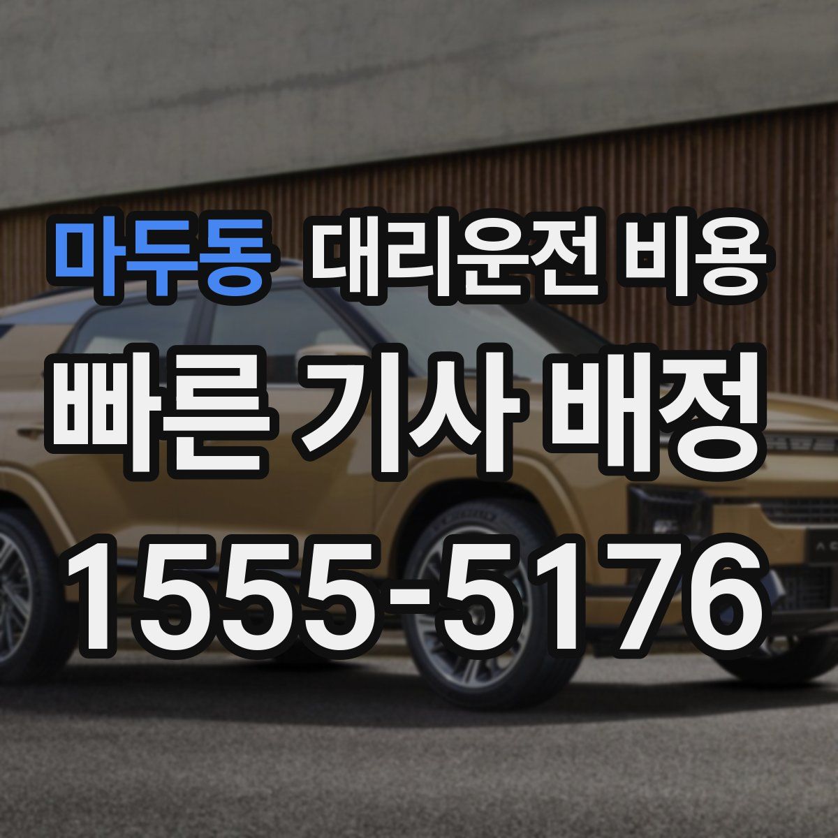 마두동 대리운전