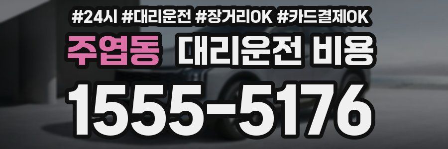 주엽동 대리운전 비용