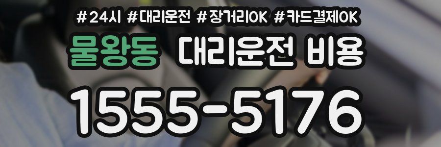 물왕동 대리운전 비용