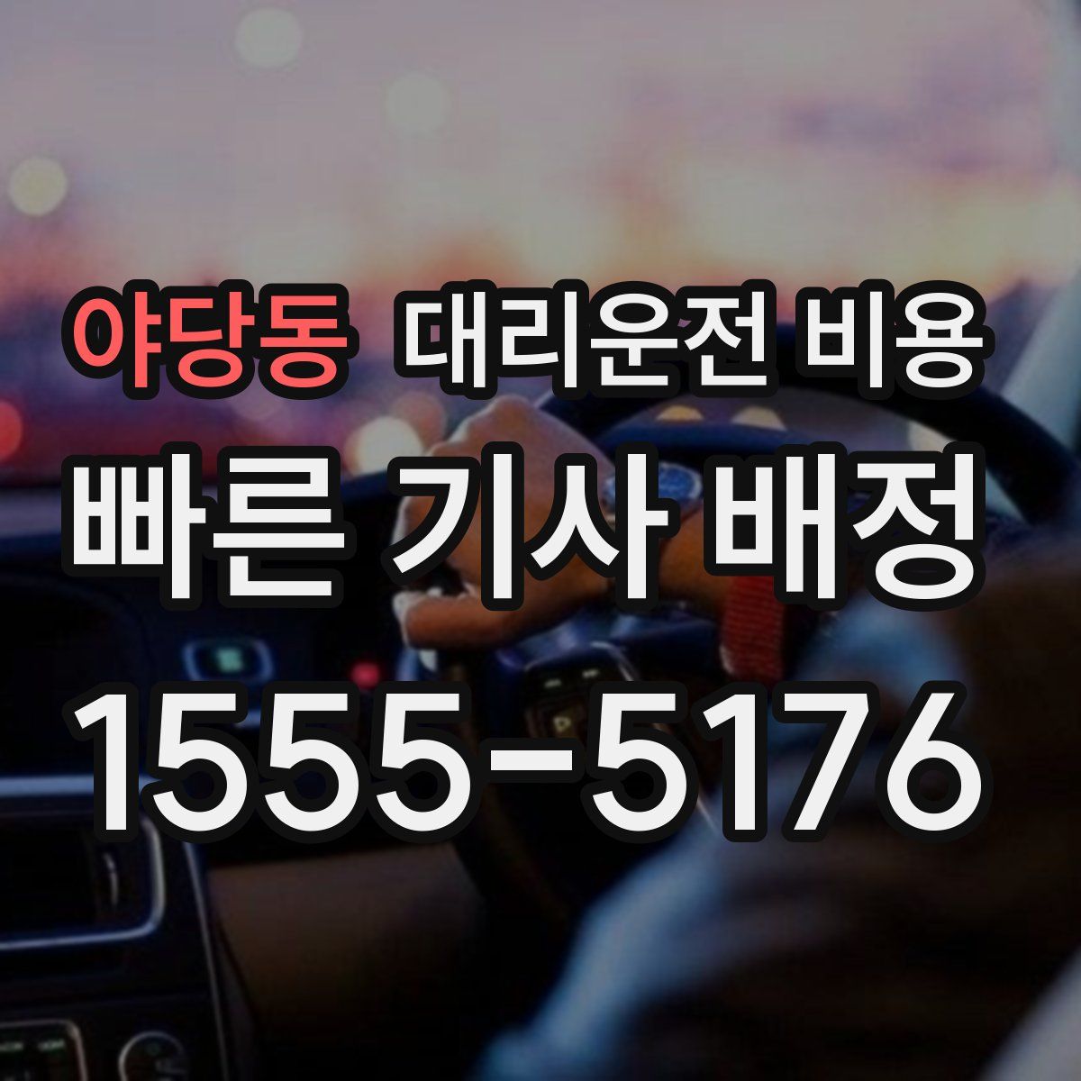 야당동 대리운전