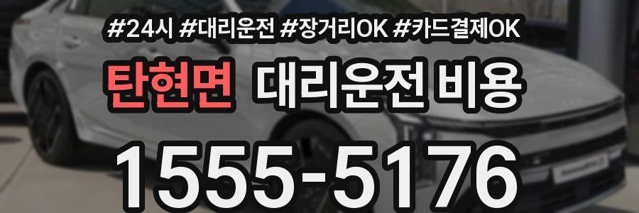 탄현면 대리운전 비용