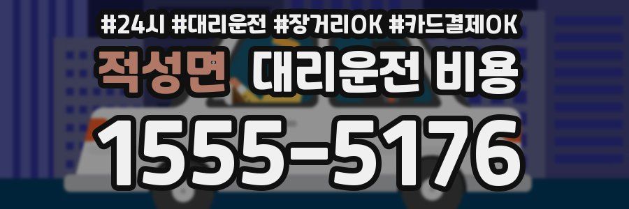 적성면 대리운전 비용
