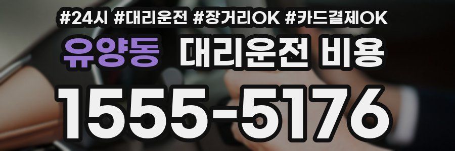 유양동 대리운전 비용
