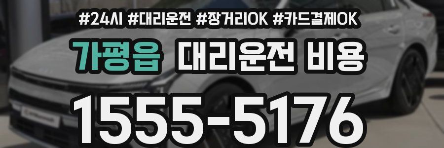 가평읍 대리운전 비용