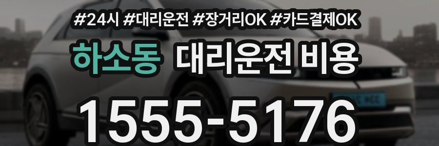 하소동 대리운전 비용