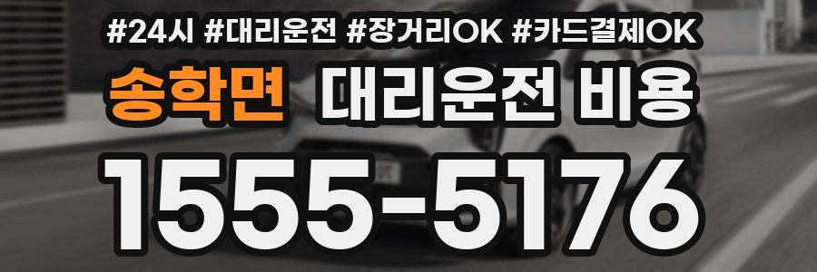 송학면 대리운전 비용