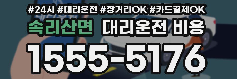 속리산면 대리운전 비용