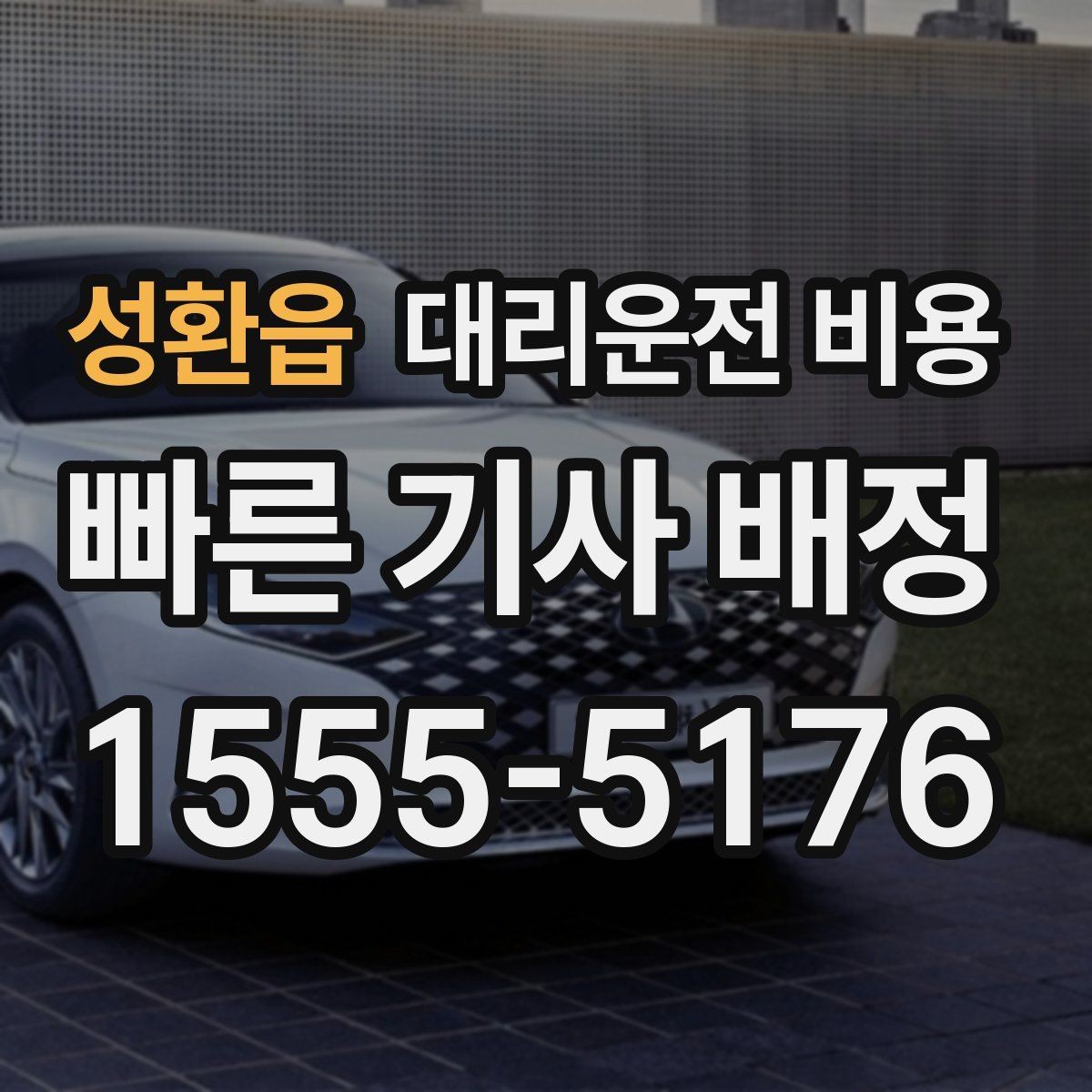 성환읍 대리운전 비용 안내를 받을 때 주차 위치도 함께 공유