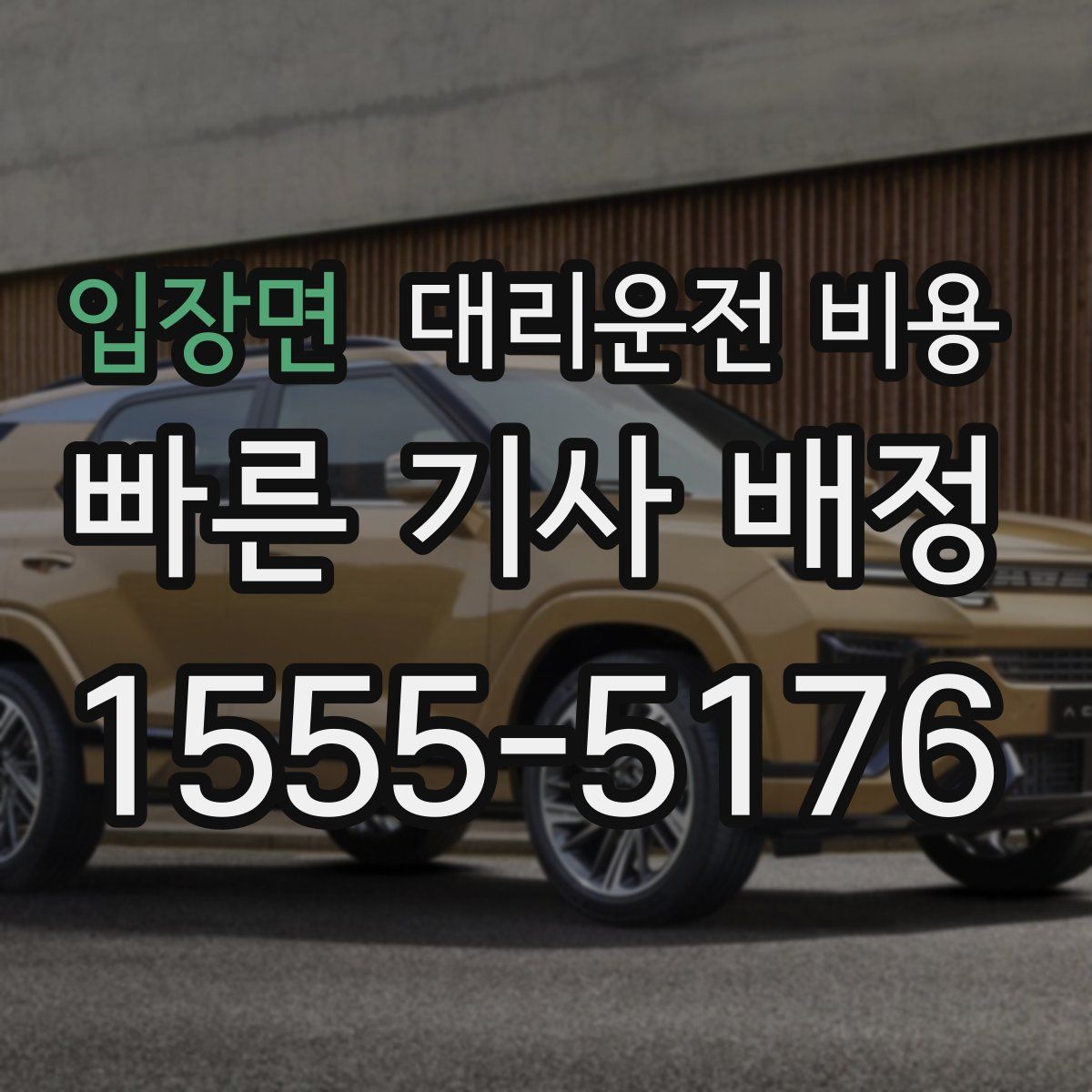 입장면 대리운전