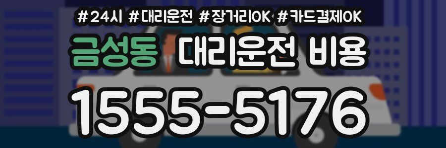금성동 대리운전 비용