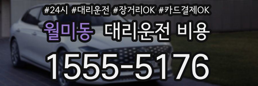 월미동 대리운전 비용