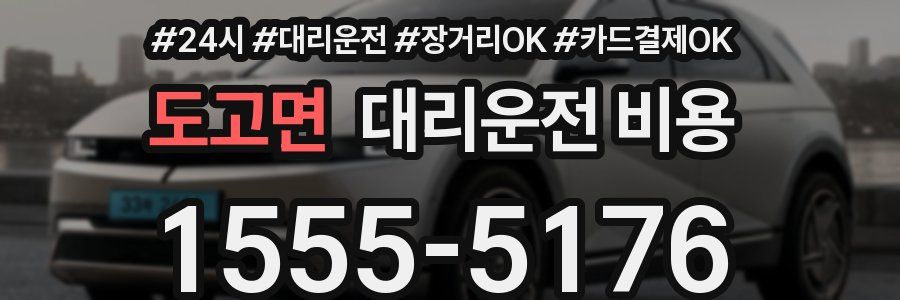 도고면 대리운전 비용