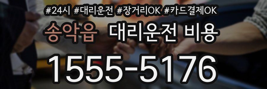 송악읍 대리운전 비용